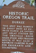Image for Historic Oregon Trail ~ Durkee