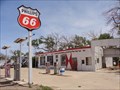 Image for Route 66 Cafe - Midway Gas & Service Station - Adrian, Texas, USA.