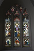 Image for Christ & Saints, St Mary's Church, Derwen, Corwen, Denbighshire, Wales, UK