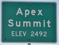 Image for Apex Summit ~ Elevation 2492 Feet
