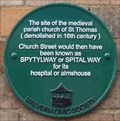 Image for Site of St Thomas Church, Great Malvern, Worcestershire, England