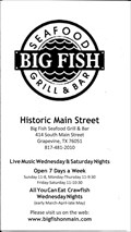 Image for Big Fish Seafood Grill & Bar - Grapevine, TX
