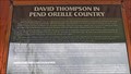 Image for David Thompson In Pend Oreille Country - Old Town, ID