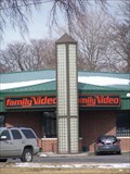 Image for Family Video Glass Obelisk - Redford Township, Michigan