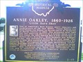 Image for Annie Oakley 1860-1926 - Marker # 2-19