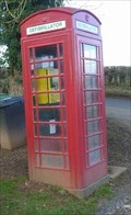 Image for Red Phone Box outside the Church of St Bartholomew, Glazeley, Shropshire, England