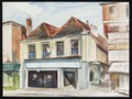 Image for “An old shop in St Albans” by Malvina Cheek – Market Place, St Albans, Herts, UK