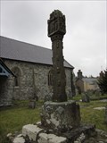 Image for Church Yard Cross, St Mary's Church, Derwen, Corwen, Denbighshire, Wales, UK