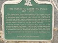 Image for "THE TORONTO CARRYING PLACE  1615-1793"