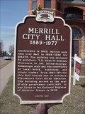 Image for Merrill City Hall 1889-1977