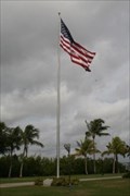 Image for W.W.II Vets of China, Burma, India Memorial Flag Pole -Fort Myers,FL