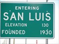 Image for San Luis Elevation Sign - San Luis, Arizona