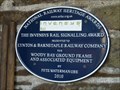 Image for Woodybay Station Blue Plaque - Devon, UK