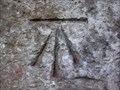 Image for Cut Bench Mark on St Giles Church, Dallington, Sussex