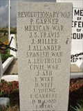 Image for First German Reformed Church Cemetery War Memorial  (Revolutionary) - Ragersville, OH