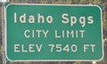 Image for Idaho Springs, Colorado (Western Approach) ~ Elevation 7540 Feet