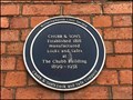 Image for Blue Plaque for former Chubb Building, Wolverhampton. UK