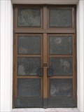 Image for Front door of the parish church St. Petrus, Reith im Alpbachtal, Tirol, Austria