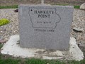 Image for Hawkeye Point Elevation Marker – rural Sibley, IA