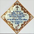 Image for Petty Officer Philip O Caine RN Memorial Plaque - St. Mary de Ballaugh - Ballaugh, Isle of Man