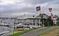 Image for Flags at 2 Mile Bay Water Sports Centre, Taupo. North Is. New Zealand.