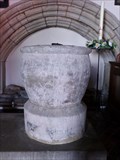 Image for Norman Font - Church of St Hilary,  Vale of Glamorgan, Wales