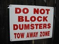 Image for Don't Block the Dumsters - Baltimore, MD