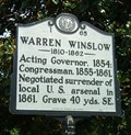 Image for Warren Winslow, Marker I-65