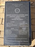 Image for Rotary Plaque at Ontelaunee Park Bandshell - New Tripoli, PA, USA