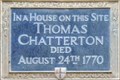 Image for Thomas Chatterton - Brooke Street, London, UK