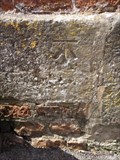 Image for Cut bench mark on gate post in Vicarage Street, Colyton, Devon