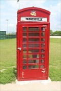 Image for Red Telephone Box - Farmersville, TX