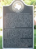 Image for Mount Olive Baptist Church