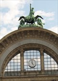 Image for Clock at the Arch in front of the Railway Station - Luzern, Switzerland