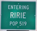 Image for Ririe, Idaho ~ Population 519