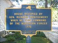 Image for House Occupied by Gen. Richard Montgomery