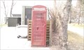 Image for Red Telephone box at Mosten MC, Allingåbro - Denmark