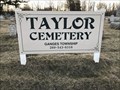 Image for Taylor Cemetery - Ganges Township, Michigan
