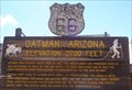 Image for Oatman, Arizona - Historic Marker. USA.