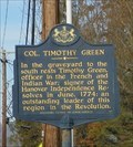 Image for Col. Timothy Green - Dauphin, Pennsylvania