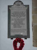 Image for WWI Memorial, St Michael & All Angels, Martin Hussingtree, Worcestershire, England