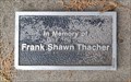 Image for Frank Shawn Thacher Bench - Half-Day Cemetery - Elmont, KS