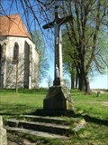 Image for Kríž u kostela sv. Ducha/ cross in front of the church, Slavonice, Czech Republic