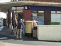 Image for Peter Kennaugh Olympic win marked with gold postbox - Onchan, Isle of Man