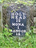 Image for A5 Milestone (Bangor 13), Mona Airfield, Ynys Môn, Wales