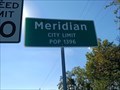 Image for Meridian, TX - Population 1396