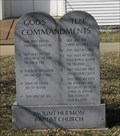 Image for The Ten Commandments - Mt Hermon Baptist Church Cemetery - Boonville, MO