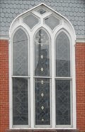 Image for Stained Glass Windows in the front of St. Paul Methodist Church - New Windsor MD