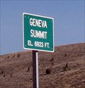 Image for Geneva, Idaho- Elevation 6,923