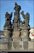 Image for Sculptural group of Our Lady, St. Dominic and St. Thomas Aquinas on Charles Bridge / Sousoší Panny Marie, Sv. Dominika a Sv. Tomáše Akvinského na Karlove moste (Prague)